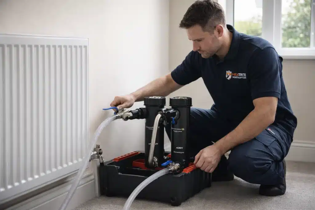 Sludge Blocking Radiator Do I Need a Power Flush Before a New Boiler? | Expert Guide